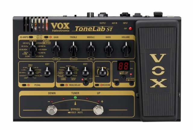 【中古】 VOX ヴォックス 真空管搭載 マルチ・エフェクター Tone Lab ST