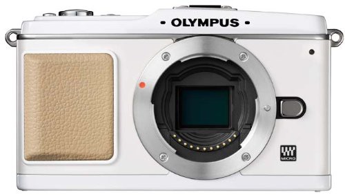 【中古】 ホワイト_ボディ OLYMPUS ミラーレス一眼 E-P1 ボディ ホワイト E-P1 BODY-WHT