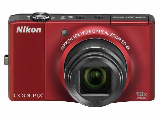 【中古】 フラッシュレッド Nikon デジタルカメラ COOLPIX (クールピクス) S8000 フラッシュレッド S8000RDの通販は