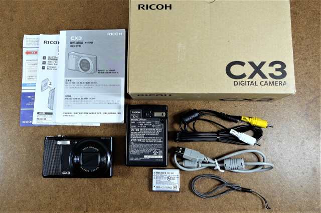 【中古】 ブラック RICOH デジタルカメラ CX3 ブラック CX3BK