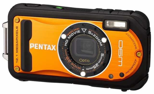 【中古】 シャイニーオレンジ PENTAX 防水デジタルカメラ Optio W90 シャイニーオレンジ OPTIOW90SO