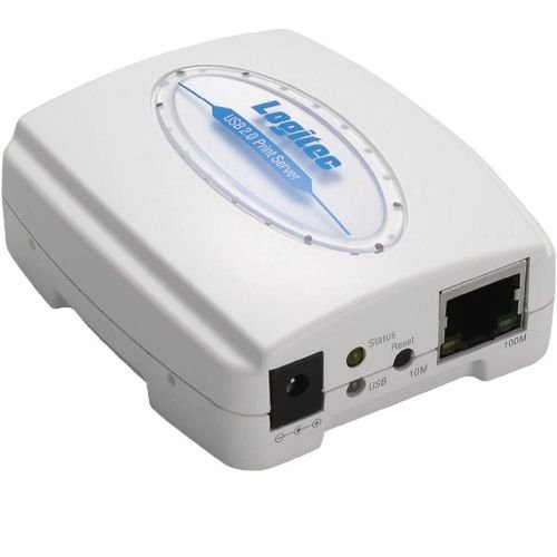 【中古】 Logitec プリントサーバ USB2.0接続 LAN-PS/U2A