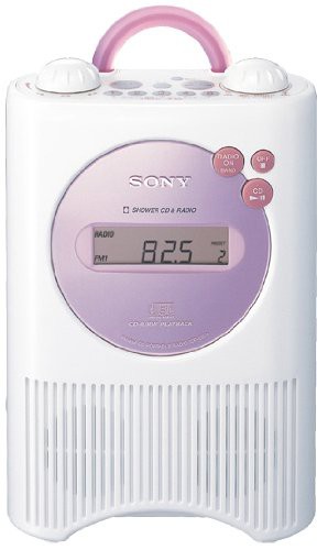 【中古】 ピンク SONY CDラジオ 防滴仕様 ピンク ICF-CD74/P