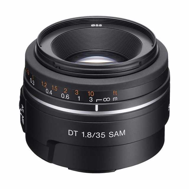 【中古】 Sony Alpha SAL35F18 35mm f/1.8 Aマウント広角レンズ (ブラック)