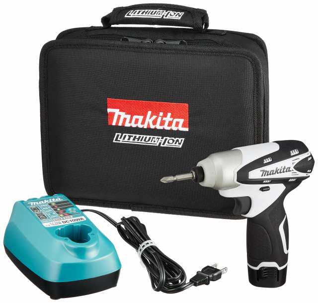 【中古】 白_本体付属バッテリー1個搭載モデル マキタ(Makita) 充電式インパクトドライバ 10.8V 小型 白 本体付属バッテリー1個搭載モデ