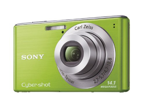 【中古】 グリーン ソニー SONY デジタルカメラ Cybershot W530 1410万画素CCD 光学ｘ4 グリーン DSC-W530/G