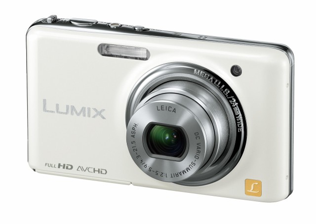 【中古】 リリーホワイト パナソニック デジタルカメラ LUMIX FX77 リリーホワイト DMC-FX77-W