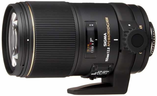 【中古】 ニコン用 シグマ(Sigma) SIGMA 単焦点マクロレンズ APO MACRO 150mm F2.8 EX DG OS HSM ニコン用 フルサイズ対応 106553