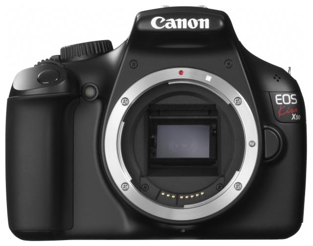 【中古】 ブラック_ボディ Canon デジタル一眼レフカメラ EOS Kiss X50 ボディ ブラック KISSX50BK-BODYの通販は 23,119円
