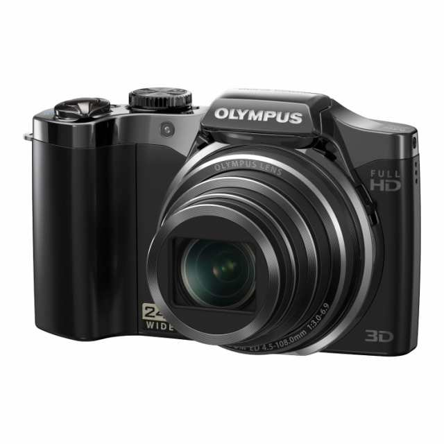 【中古】 ブラック OLYMPUS デジタルカメラ SZ-30マルチレコーディング ブラック 1600万画素 光学24倍ズーム 広角25mm 3.0型液晶 3Dフォ