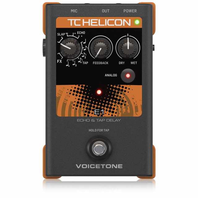 【中古】 TC HELICON エコー タップ ディレイ VOICETONE E1【国内正規品】