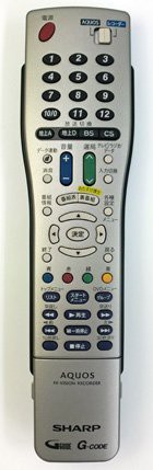 【中古】 シャープ DVD DV-AC32、DV-ACV32、DV-ACW38用リモコン送信機 0046380178