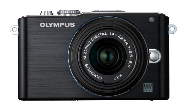中古】 ブラック_レンズキット OLYMPUS ミラーレス一眼 PEN Lite E-PL3 