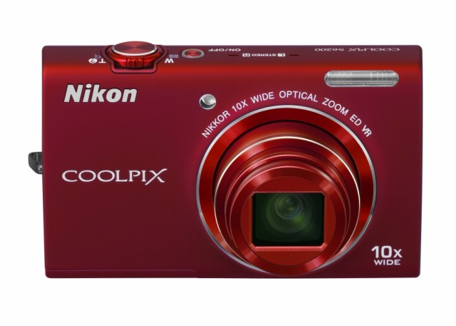 【中古】 レッド Nikon デジタルカメラ COOLPIX (クールピクス) S6200 ブリリアントレッド S6200RD