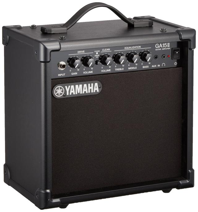 【中古】 単品 ヤマハ YAMAHA ギターアンプ GA15II ドライブ＆クリーンの2チャンネル仕様 練習用に最適な小型アンプ Aux in機能を使ってセッション形式での練習が可能 ヘッドホン端子付きの通販は