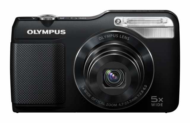 【中古】 ブラック OLYMPUS デジタルカメラ VG-170 ブラック 1400万画素 光学5倍ズーム 15m強力フラッシュ ハイビジョンムービー 3.0型LC