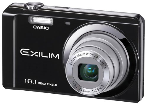 中古】 ブラック CASIO デジタルカメラ EXILIM 1610万画素 5倍
