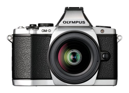 【中古】 シルバー_レンズキット OLYMPUS ミラーレス一眼 OM-D E-M5 レンズキット シルバー 1605万画素 防塵 防滴 OM-D E-M5 LKIT SLV