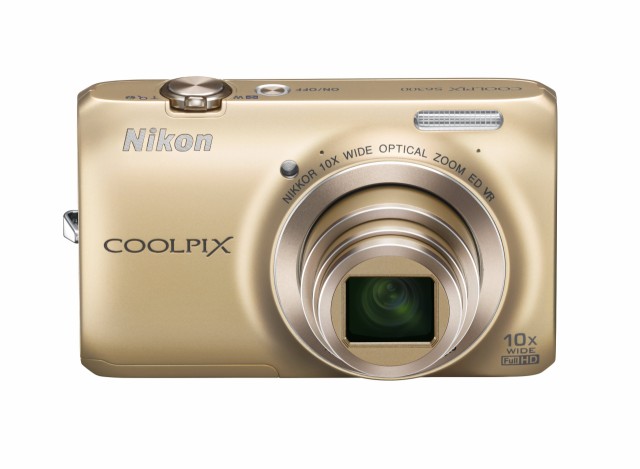 【中古】 エレガントゴールド Nikon デジタルカメラ COOLPIX (クールピクス) S6300 エレガントゴールド S6300GL