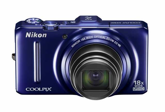 【中古】 ネイビーブルー Nikon デジタルカメラ COOLPIX (クールピクス) S9300 ネイビーブルー S9300BL