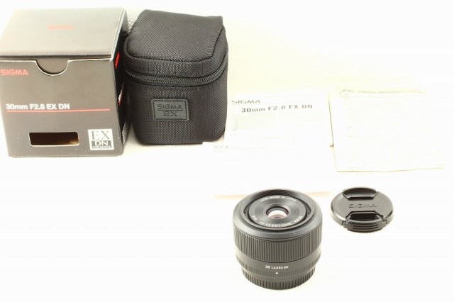 【中古】 シグマ 30mm F2.8 EX DN MFT マイクロフォーサーズ用 デジタル専用 単焦点 標準