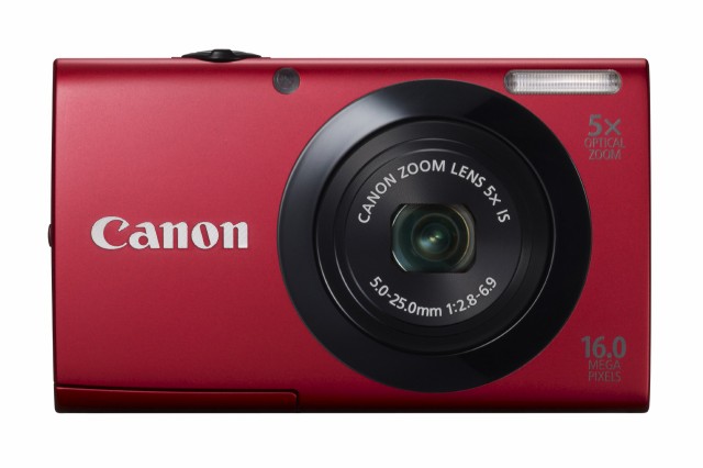 【中古】 レッド Canon デジタルカメラ PowerShot A3400IS レッド 光学5倍ズーム タッチパネル PSA3400IS(RE)