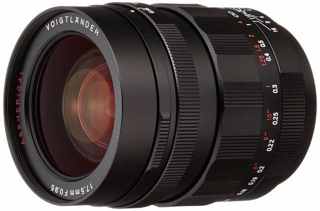 【中古】 広角 VoightLander 単焦点レンズ NOKTON 17.5mm F0.95 Micro Four Thirds マイクロフォーサーズ対応 17.5F0.95BK