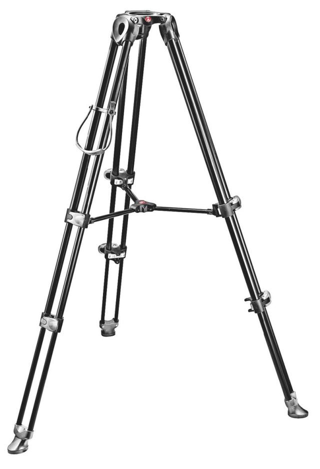 【中古】 単品 manfrotto 伸縮式ツインアルミ三脚 ミッドスプレッダー付属 MVT502AMの通販は