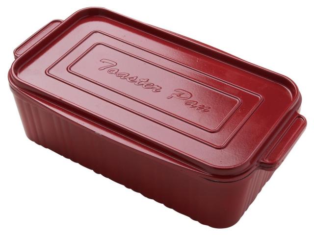 【中古】 - 葛恵子のトースタークッキング専用 トースターパン レッド A-76000