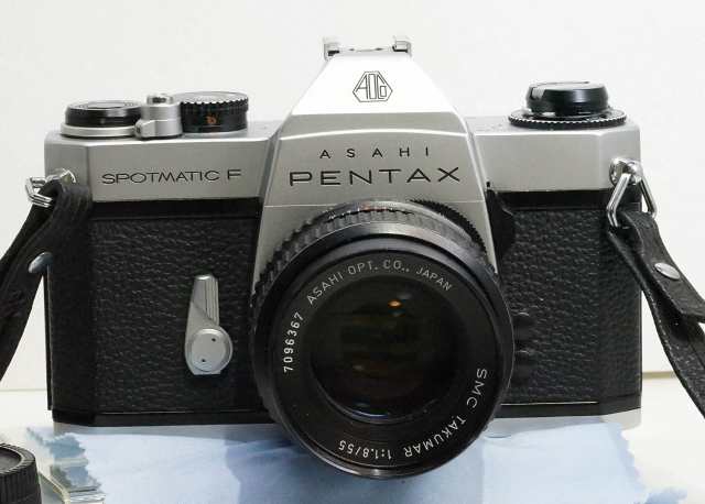 【中古】 PENTAX SPF シルバー M42 55mm F1.8付き