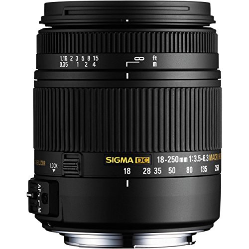 【中古】 通常版_ニコン用 SIGMA 高倍率ズームレンズ 18-250mm F3.5-6.3 DC MACRO OS HSM ニコン用 APS-C専用 883553