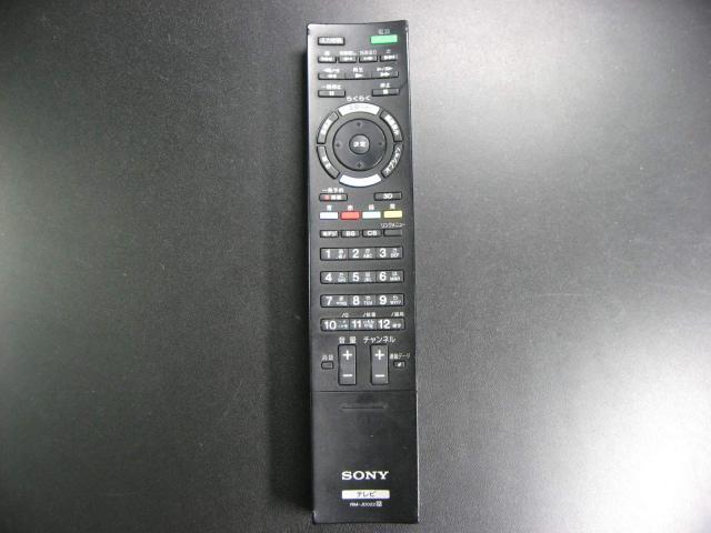 【中古】 SONY ソニー純正テレビリモコン RM-JD022の通販は 6,255円