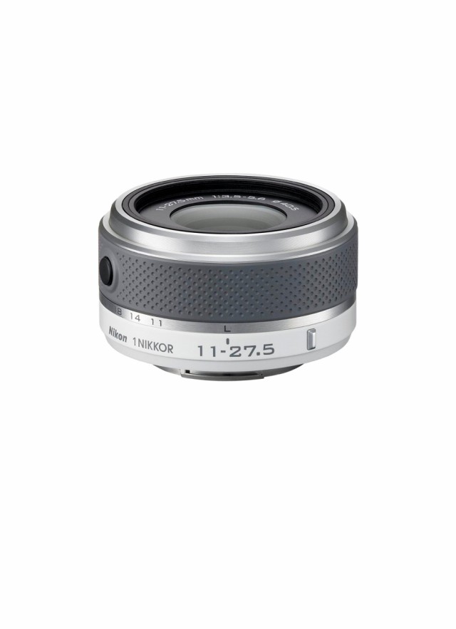 【中古】 ホワイト Nikon 標準ズームレンズ 1 NIKKOR 11-27.5mm f/3.5-5.6 ホワイト ニコンCXフォーマット専用