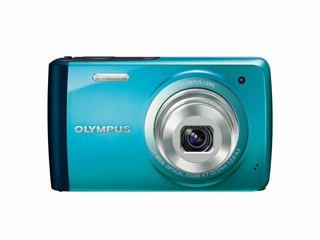 【中古】 ブルー OLYMPUS デジタルカメラ STYLUS VH-410 1600万画素CCD 広角26mm ブルー VH-410 BLU