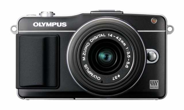 【中古】 ブラック_レンズキット OLYMPUS ミラーレス一眼 PEN mini E-PM2 レンズキット ブラック E-PM2 LKIT BLK