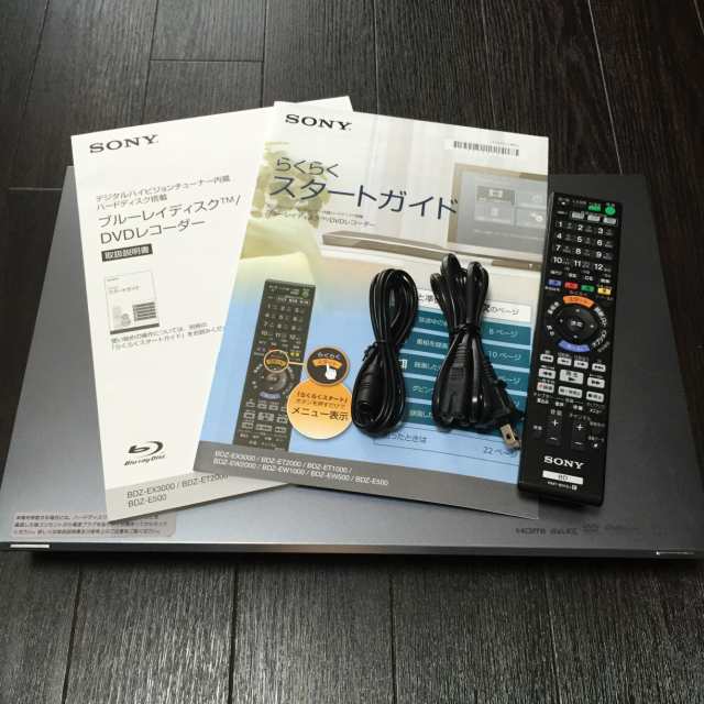 【中古】 SONY 2TB 3チューナー ブルーレイレコーダー BDZ-ET2000