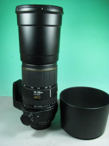 【中古】 Sigma AF 170-500mm F5-6.3 APO ニコン用