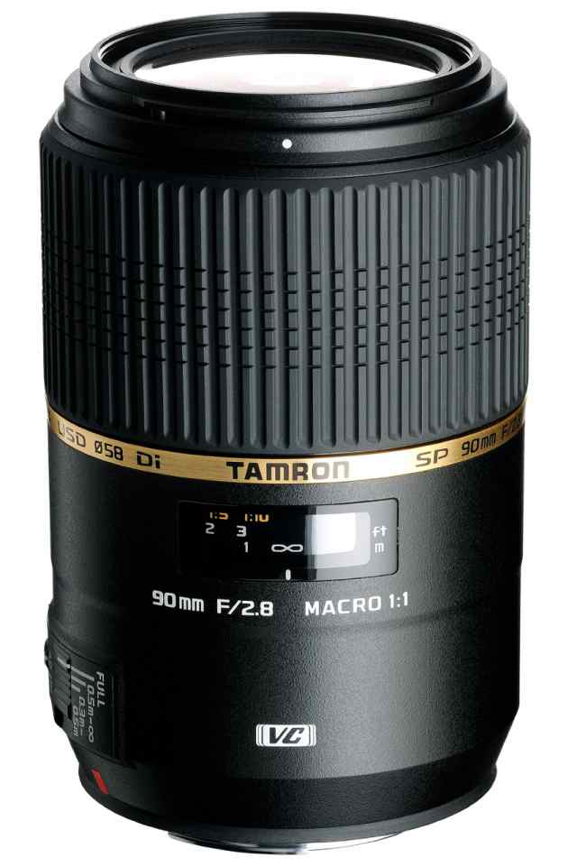 【中古】 キヤノン用 VC TAMRON 単焦点マクロレンズ SP 90mm F2.8 Di MACRO 1:1 VC USD キヤノン用 フルサイズ対応 F004E