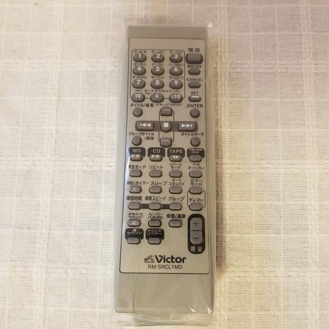 【中古】 ビクター オーディオリモコン RM-SRCL1MDの通販は 12,424円