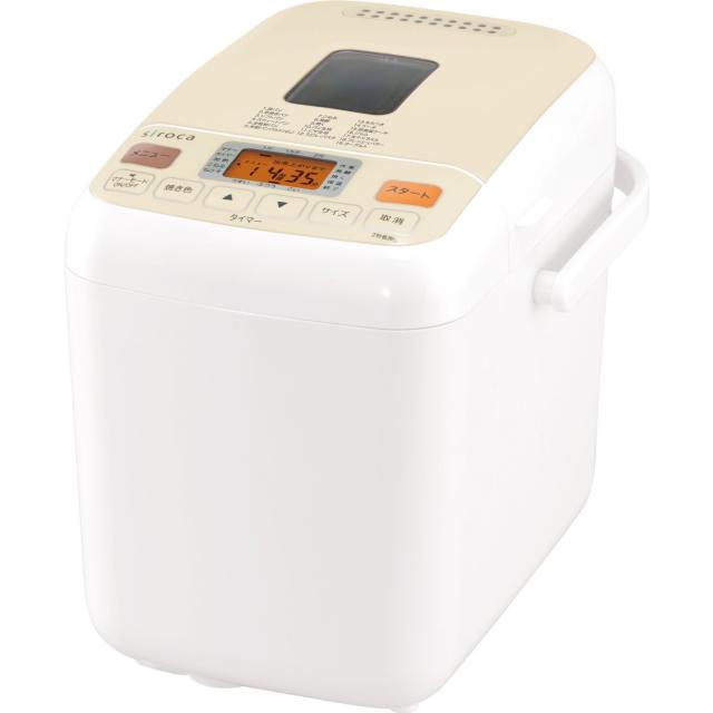 【中古】 siroca ホームベーカリー [1斤/1.5斤/2斤対応] SHB-612の通販は