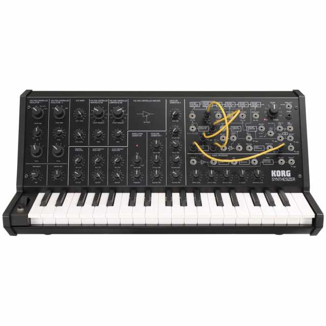 【中古】 本体のみ KORG(コルグ) アナログ モノフォニック シンセサイザー MS-20 mini MIDI IN/USB端子搭載 パッチケーブル付属