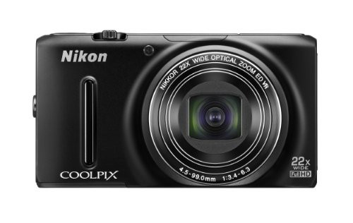 【中古】 マットブラック Nikon デジタルカメラ COOLPIX S9500 光学22倍ズーム Wi-Fi対応 マットブラック S9500BK