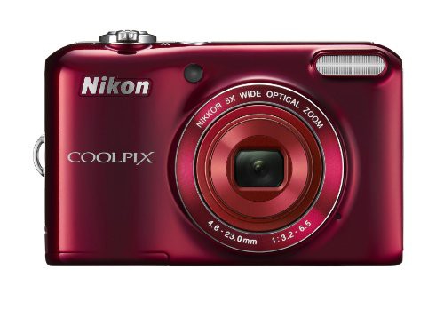 【中古】 レッド Nikon デジタルカメラ COOLPIX L28 有効画素数2005万画素 単3乾電池対応 レッド L28RD