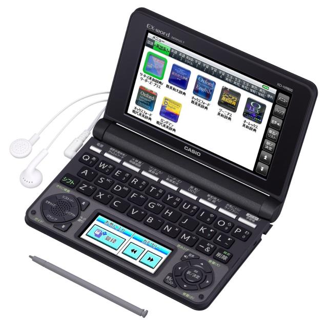 【中古】 ブラック カシオEX-word 電子辞書 英語コンテンツ充実モデル XD-N9800BK ブラック