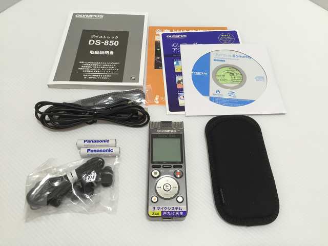 【中古】 オリンパス ICレコーダー ボイストレック DS-850 GRY [チタングレー]