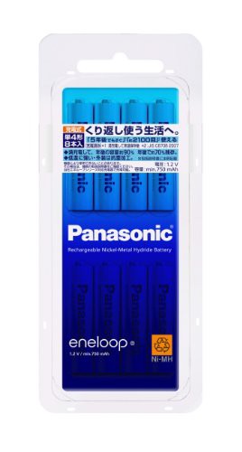 【中古】 単4形8本 パナソニック エネループ 単4形充電池 8本パック スタンダードモデル BK-4MCC/8の通販は