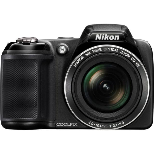 【中古】 Nikon Coolpix L320 16.1MP デジタルカメラ 26倍光学ズーム付き - ブラックの通販は