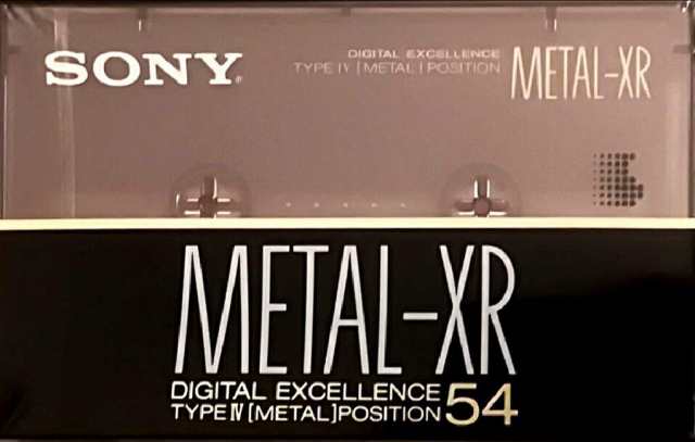 【中古】 SONY メタルテープ METAL-XR 54分 ハイポジの3倍の磁気！高保磁力 MTL-XR54