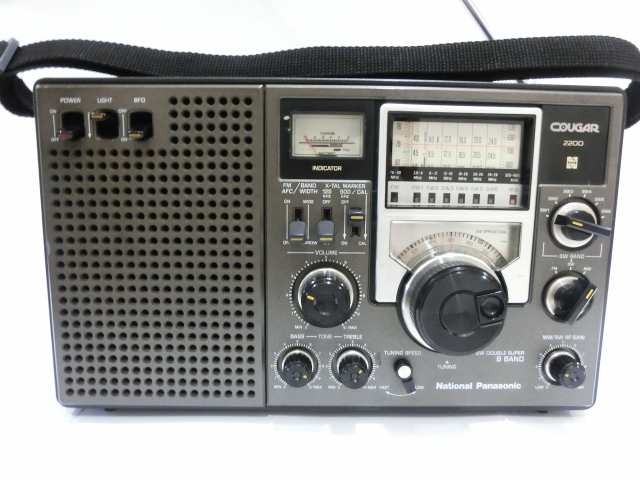 【中古】 National Panasonic ナショナル パナソニック 松下電器産業 RF-2200 クーガー2200 FM-中波-短波 8バンドレシーバー （BCL/SW1〜