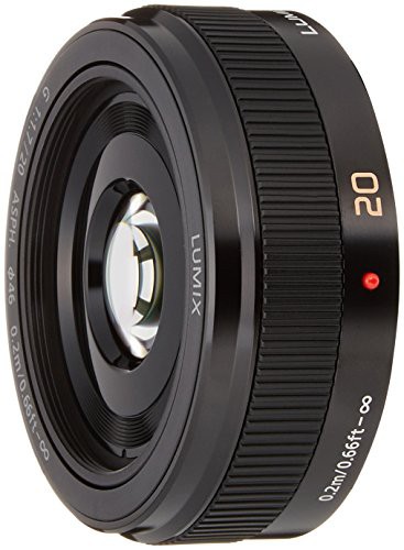 【中古】 単品_レンズのみ_ブラック パナソニック(Panasonic) 単焦点レンズ マイクロフォーサーズ用 ルミックス G 20mm/F1.7 II ASPH. ブラック H-H020A-Kの通販は